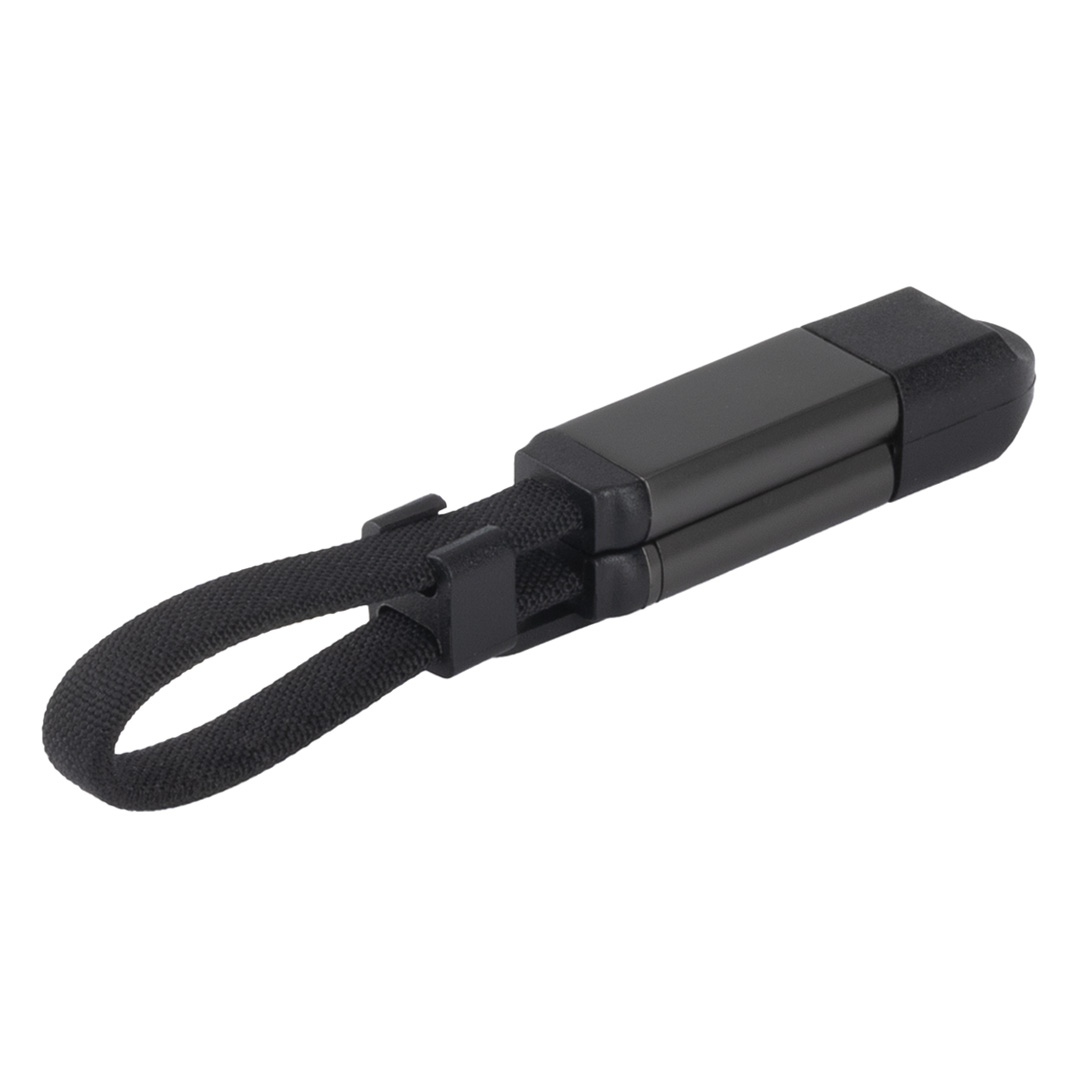 USB / Type-C kabl za punjenje i prenos podataka, sa funkcijom priveska za ključeve, 2 u 1, 60W